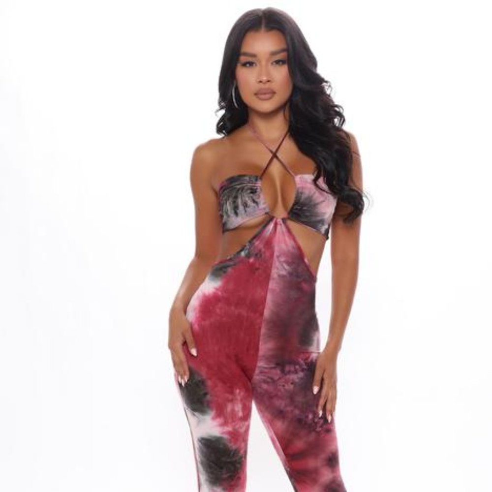 NWT Small Tie Dye Jumpsuit